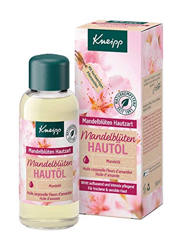 Kneipp Hautöl Mandelblüten Hautzart - hochwertiges Mandelöl mit reichhaltiger Sheabutter, Sonnenblumenöl & Vitamin E - natürlicher Pflegeöl-Komplex - für trockene & sensible Haut - 100ml (1er Pack) im Sale