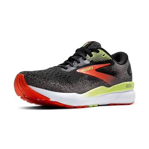 Brooks Herren Ghost 16 GTX Sneaker, Black Mandarin Red Green, EU im Sale