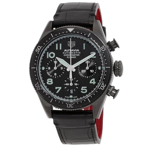 TAG Heuer Autavia Chronometer Flyback Automatik Chronograph - Ø 42mm CBE511C.FC8280, Schwarz, 42mm, Classic im Sale