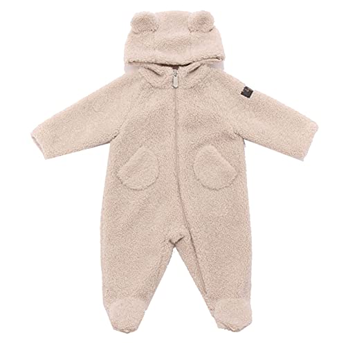 Il Gufo 1734AF tutone bimbo boy light brown teddy effect romper suit kids [3 MONTHS] im Sale