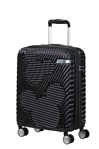 American Tourister Mickey Clouds, Spinner S, Erweiterbar Handgepäck, 55 cm, 38/45 L, Schwarz (Mickey True Black) im Sale