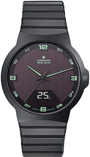 JUNGHANS Funk-Solar Herrenuhr Force Keramik 18/1436.44 im Sale