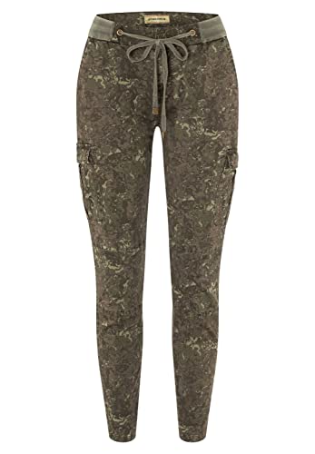 Timezone Damen 7/8 Slim MalikaTZ 7 8, Greenish Camo, 30W EU im Sale