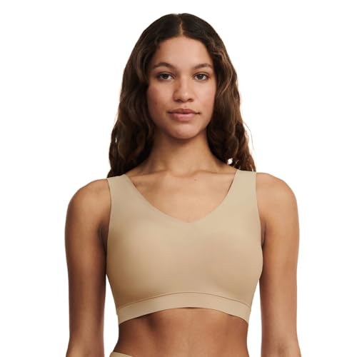 Chantelle SOFTSTRETCH, Bustier Mit Soft Cups, V-Ausschnitt, Unnsichtbare Unterwäsche für Damen, Nude, M/ im Sale