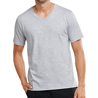 Thumbnail for Schiesser Herren Mix & Relax T-shirt V-ausschnitt Pyjamaoberteil, Grau (Grau-mel. 202), 58 im Sale