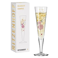 Thumbnail for RITZENHOFF 1071020 Champagnerglas 200 ml - Serie Goldnacht Nr. 20 - Edles Designerstück mit Echt-Gold - Made in Germany im Sale