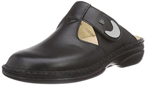 Finn Comfort Damen Belem Clogs, Schwarz im Sale