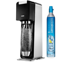 Thumbnail for SodaStream POWER Elektronischer Wassersprudler, macht vollautomatisch aus Leitungswasser Sprudelwasser - ohne schleppen! mit 1 Zylinder und 1L PET Flasche (BPA frei); Farbe: schwarz