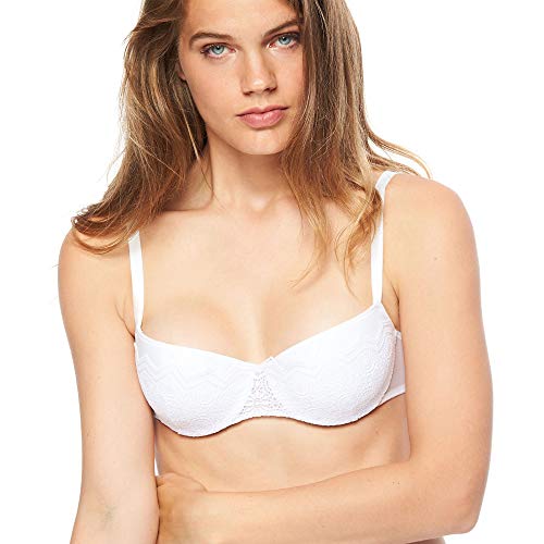 Passionata GEORGIA, Push-Up-BH, Damen Unterwäsche, Weiß, 80A