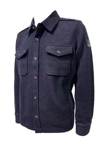 Aeronautica Militare Jacke Wollmischung AC027 Jacke Sweatjacke Herren Cardigan, blau, im Sale