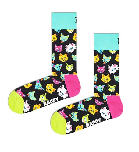 Happy Socks Damen Funny Cat Sock, Multicolour, 36-40 im Sale