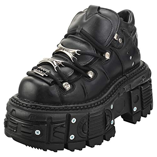 New Rock Milo Stiefelletten/Boots Hommes Schwarz - 39 - Boots im Sale