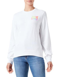 Thumbnail for Scotch & Soda Women's Regular fit Left Chest Artwork Sweatshirt, White, im Sale