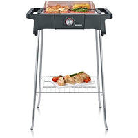 Thumbnail for SEVERIN Style Evo Elektrogrill mit Standuntergestell und Ablagerost, Standgrill mit schnellem Grillstart bis 350 °C, Balkon Grill mit optimaler Hitzeverteilung, Schwarz, PG 8124 im Sale