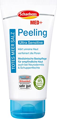 Schaebens MED+ Totes Meer Salz Peeling klärt unreine Haut und verfeinert die Poren - Ultra Sensitive