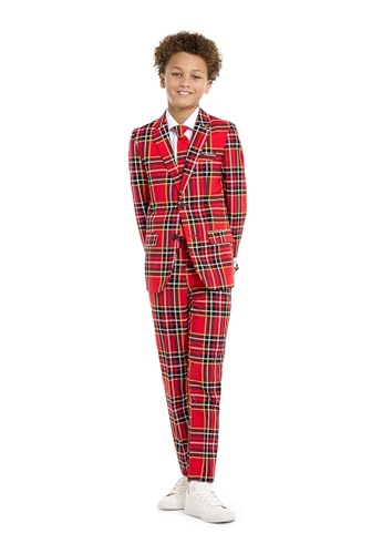 OppoSuits Lustige Weihnachten Anzüge für Jungen 10 - 16 Jahre alt - Kommt mit Jacke, Hose und Krawatte im Sale