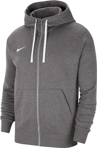 Nike Herren M Nk Flc Park20 Fz Hoodie Und Reißverschluss -Sweatshirt, Charcoal Heathr/White/White, L EU im Sale