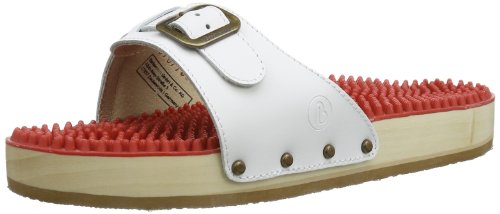 Berkemann Unisex Noppen-sandale Clogs, Weiß Weiß 100, 38 2/3 EU