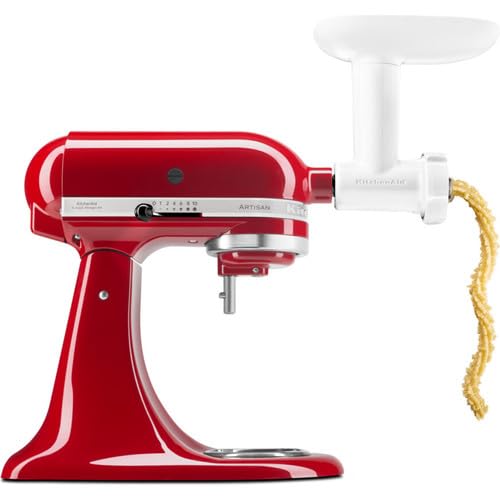 KitchenAid Zubehör Fleischwolf - 5KSMFGCA - Zerkleinerer für Kitchen aid Küchenmaschine - Gemüsezerkleinerer - mit Spritzgebäckvorsatz in 5 Formen im Sale