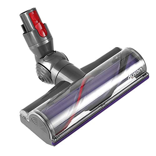 Dyson V10 Cyclone Kabelloser Staubsauger Direktantrieb Reiniger Kopf Turbine Bodendüse, Grau & Lila