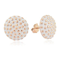 Thumbnail for Ohrstecker Ohrringe Rosegold 50er Jahre Damen Polka Dots NOBEL SCHMUCK im Sale