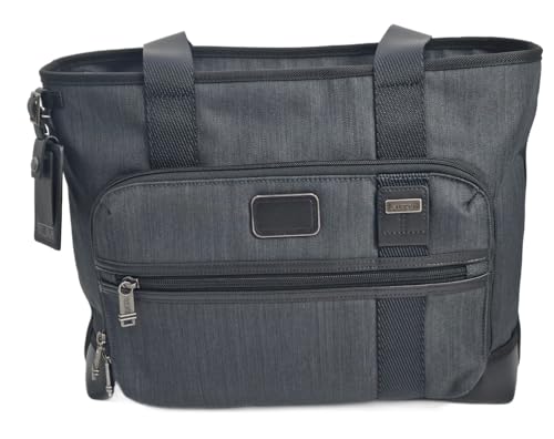 TUMI 146833-1174 East West Dunkelgrau/Schwarz mit silberner Hardware Tragetasche, Schwarz, Large