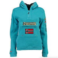 Thumbnail for Geographical Norway Herren Gymclass Kapuzenpullover, Turquesa, im Sale