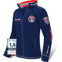 Thumbnail for Nebulus Herren Fleecejacke Explore, warme Fleece Jacke, mit langem Full-Zip Reißverschluss, Navy - M