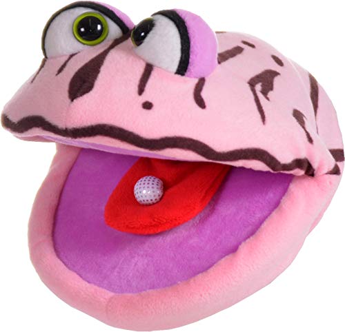 Living Puppets Handspielpuppe Schätzchen die Tiefseemuschel aus Stoff in der Größe 18cm, W840, Rosa im Sale