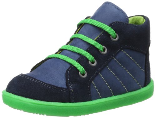 Däumling Polly 040021M0146, Unisex-Baby Krabbelschuhe, Blau (Turino tiefsee), EU 19 im Sale