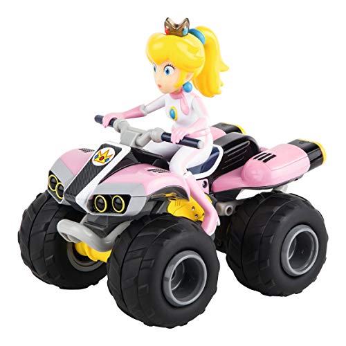 Carrera RC Nintendo Mario Kart 8 Peach Quad │ Ferngesteuertes ab 6 Jahren für drinnen & draußen │ Mini Mario Kart Auto mit Fernbedienung zum Mitnehmen │ Spielzeug für Kinder & Erwachsene im Sale