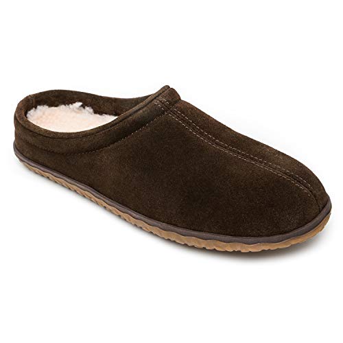 Minnetonka Herren Taylor Suede Indoor & Outdoor Hausschuhe, schokoladenbraun, 46 EU im Sale