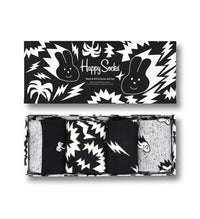 Thumbnail for Happy Socks 4-Pack Black & White Socks Box, farbenfrohe und fröhliche, Socken für Männer und Frauen, Schwarz-Weiß (36-40) im Sale