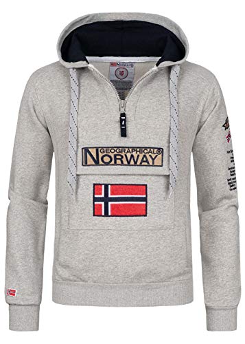 Geographical Norway Herren Gymclass Kapuzenpullover, Turquesa, im Sale