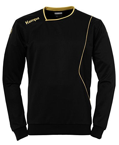 Kempa Herren Curve Training Top, schwarz/Gold, XL