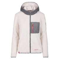 Thumbnail for Almgwand W Lärlkogel Weiß - Modische winddichte Damen Jacke, Größe 42 - Farbe Offwhite - Grey