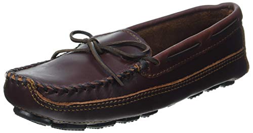 Minnetonka Herren Double Bottom Cowhide Driving Moc Mokassin, Braun (Brown), 45.5 EU im Sale