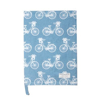 Thumbnail for Krasilnikoff - Geschirrtuch - Bikes, 100% Bauwolle (Dusty Blue)