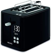 Thumbnail for Krups KH641810 Smart'n Light Toaster | Zwei-Scheiben-Toaster | Digitaldisplay | 7 Bräunungsstufen | herausnehmbare Krümelschublade | Countdown | Anhebevorrichtung | Schwarz im Sale