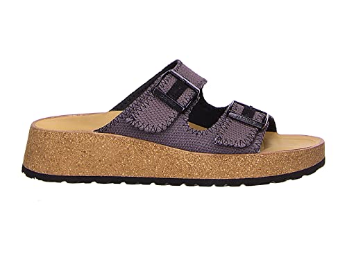 Gabriela Canvas Anthracite Canvas Damen Sandale Plateau EU(42) im Sale