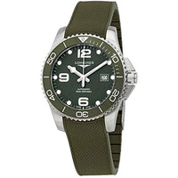 Thumbnail for Longines HydroConquest Automatische Herrenuhr, grünes Zifferblatt, Grün, Green, Tauchen Uhr im Sale