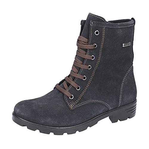 RICOSTA Kinder Schnürstiefelette DISERA, Weite: Mittel (WMS),wasserfest, winter-boot halb-stiefel schnür-bootie,see,30 im Sale