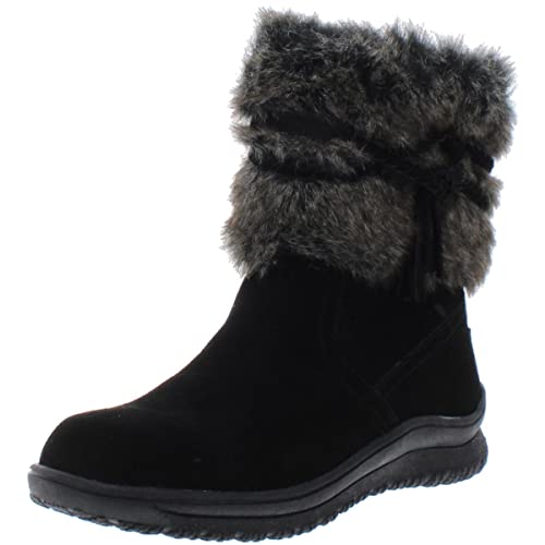 Minnetonka Everett Damen Stiefel, Schwarz, 43 EU im Sale