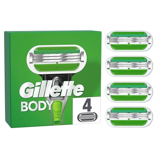 Gillette Body Herren, 4 Rasierklingen mit 3-fach Klinge im Sale