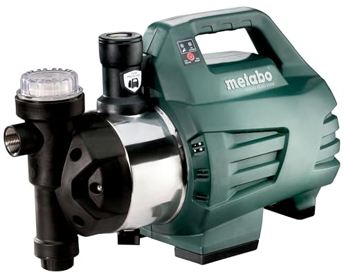 Metabo Hauswasserautomat HWAI 4500 Inox – 600979000 – Wasserpumpe mit 4500 l/h Fördermenge – Ideal für 1-3 Regner – 1300 W, 4,8 bar, 48 m Förderhöhe im Sale