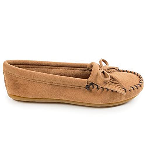 Minnetonka Damen Kilty Mokassin, Beige (Taupe 7T), 40 EU