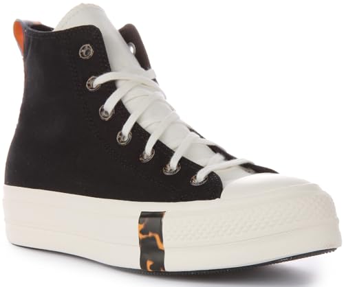 CONVERSE Damen Chuck Taylor All Star Lift Platform Tortoise Sneaker, 38 EU im Sale