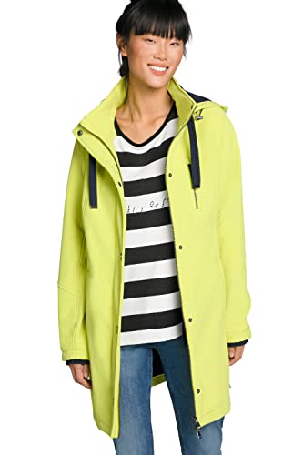 GINA LAURA Damen Softshell-Jacke, Kapuze, Voll-Funktion gelbgrün 36+ 804401400-36+ im Sale