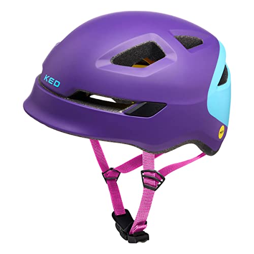 KED Unisex Jugend POP Fahrradhelm, Violett, M (52-56cm) im Sale