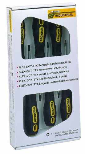 PROXXON 22640 Satz FLEX-DOT Torx Schraubendreher TX/TTX 6 teilig